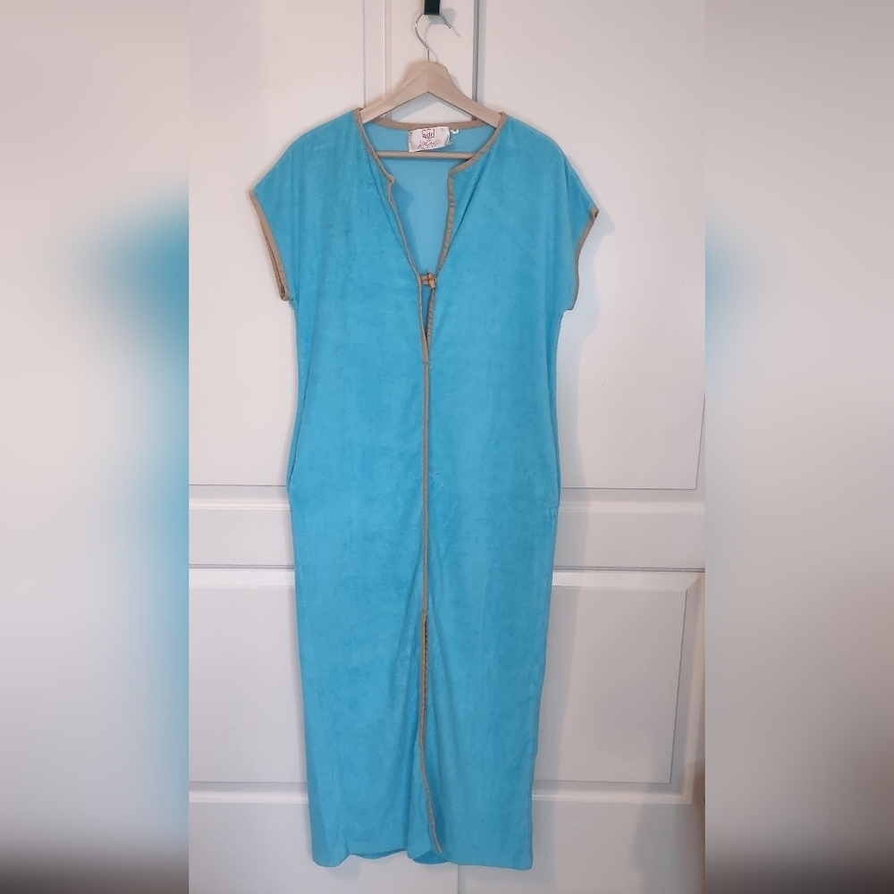 Adri Lord And Taylor Terry Maxi Dress Coverup Robe Size Medium
